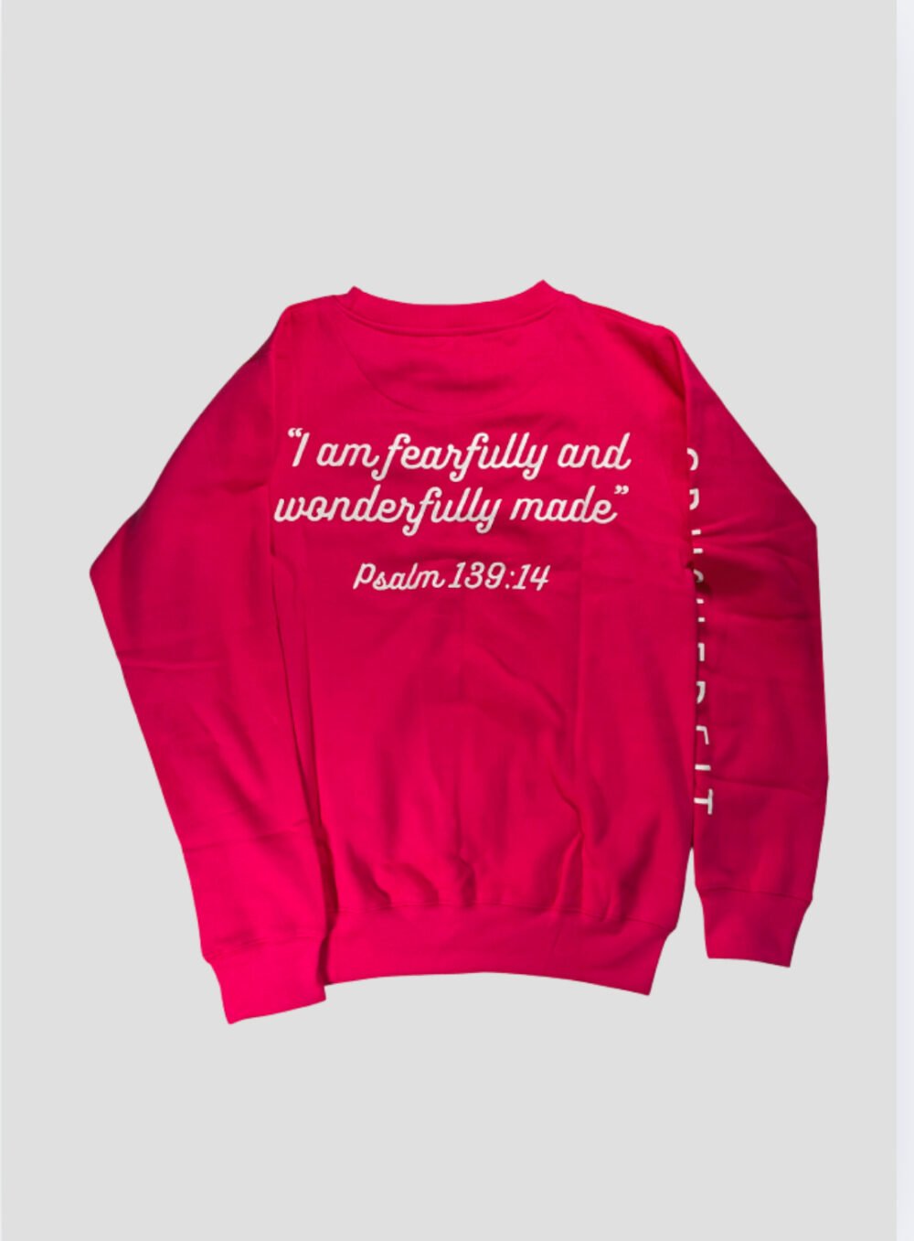 Pink Inspirational Sweat Shirt - Image 2